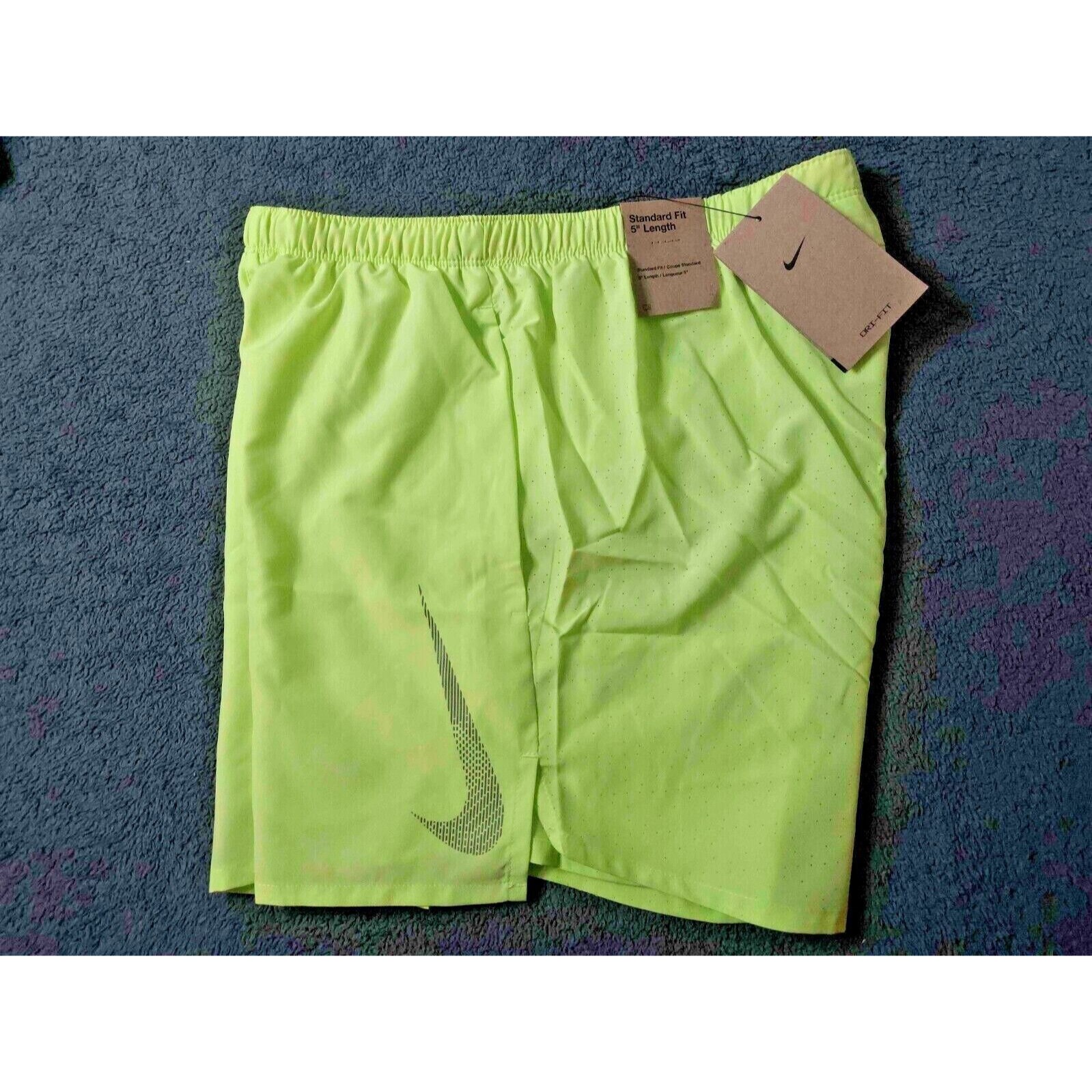 Nike Dri-Fit Men's Challenger 5 Inch Running Shorts Brief Liner Lightweight Mesh